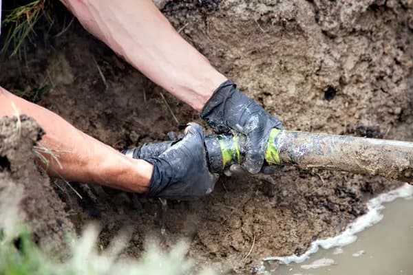 Mahon Plumbing waterline replacement