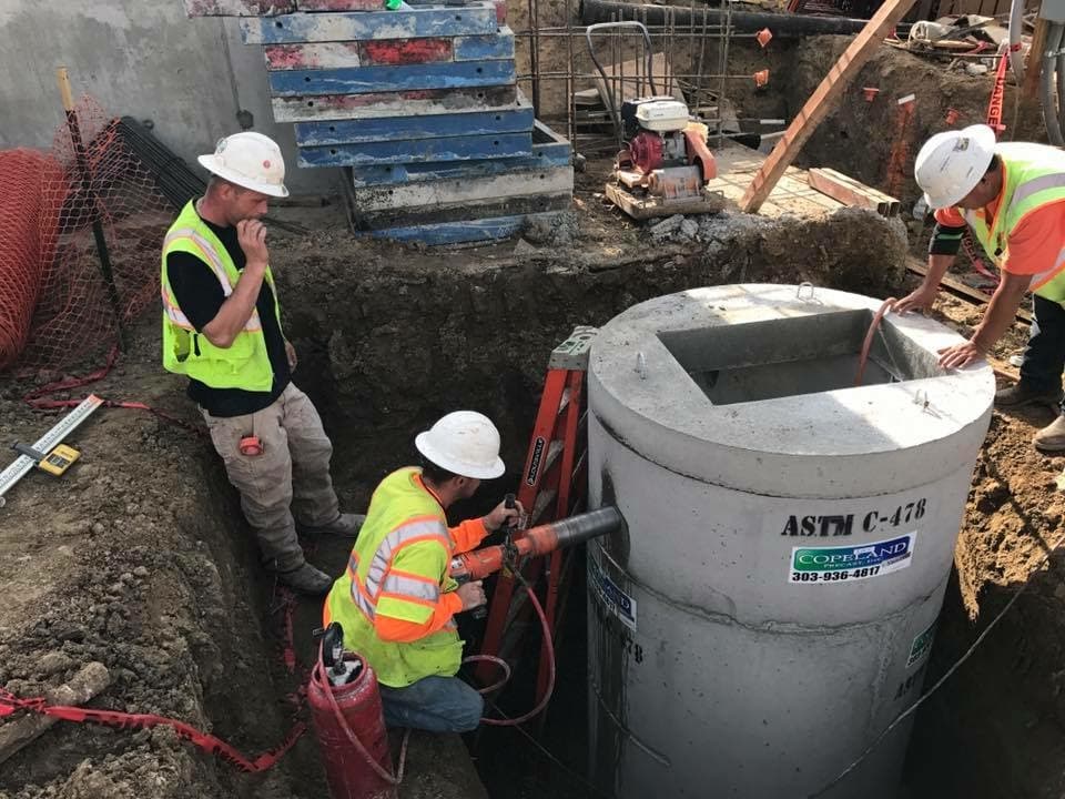 Sand and oil interceptor installation