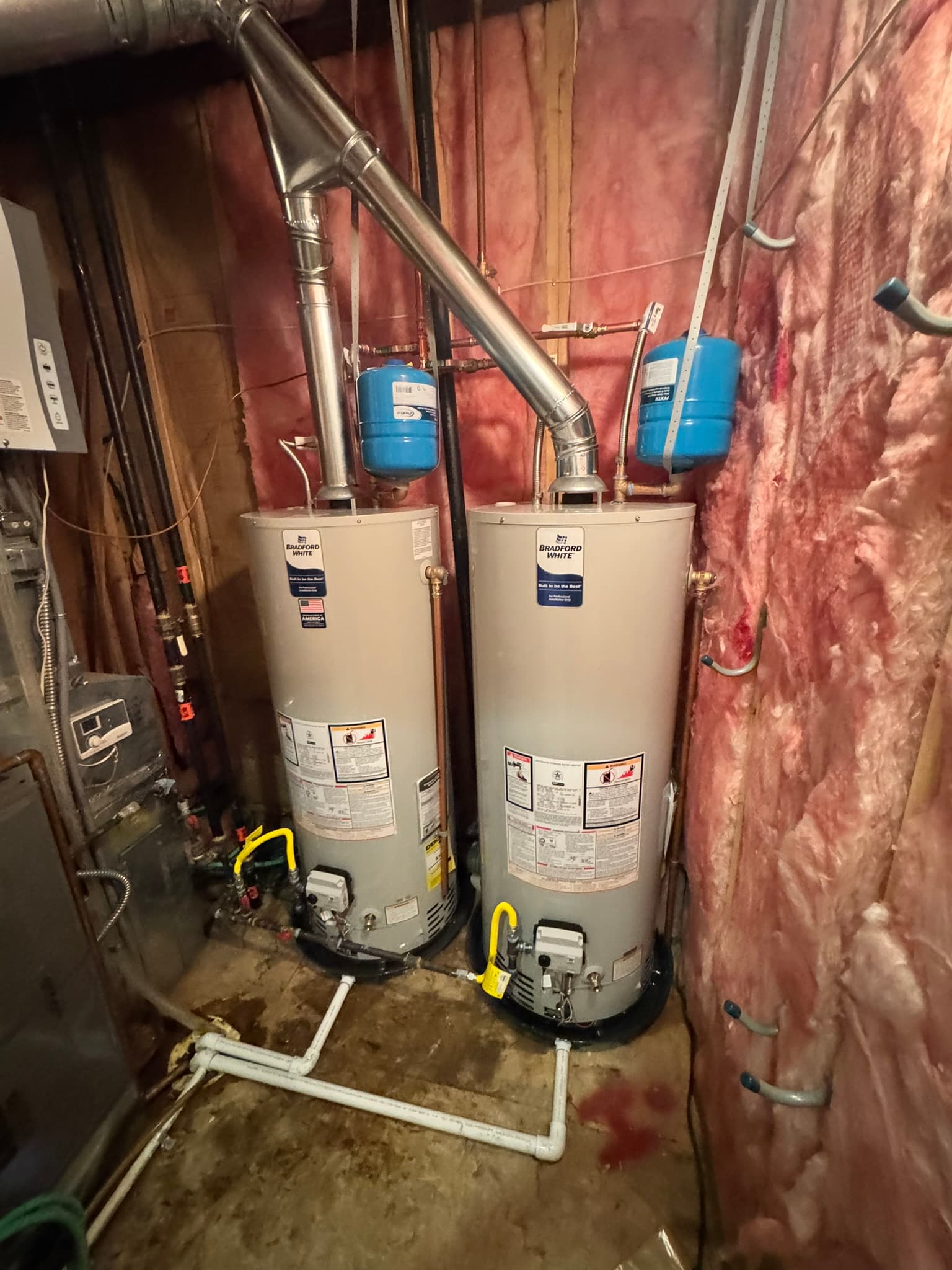 Dual water heater installation
