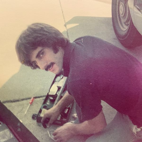 Young Tony LaMartina working