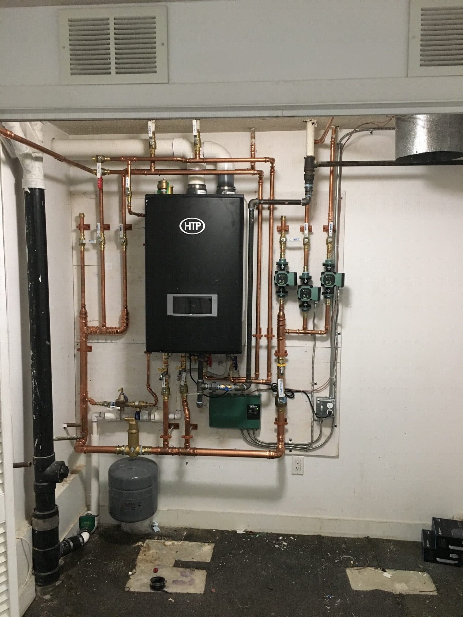 Boiler installation by Tony Marzano Plumbing & Heating