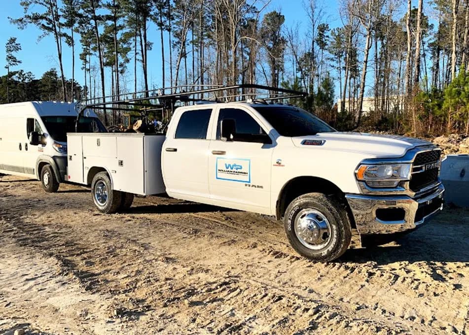 William Parrish Plumbing RAM service truck